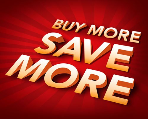 Buy more, Save more small
